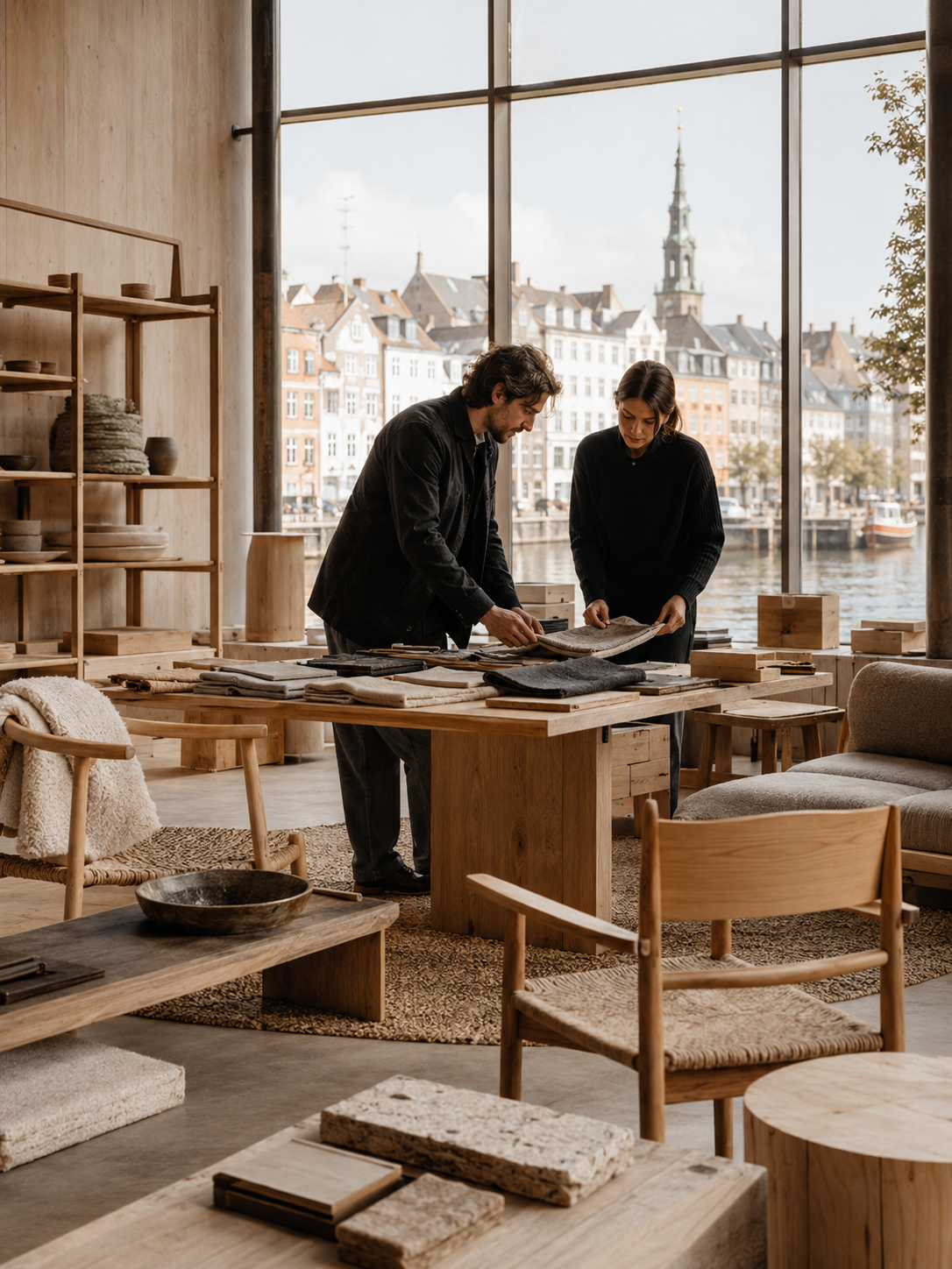 Copenhagen and Stockholm